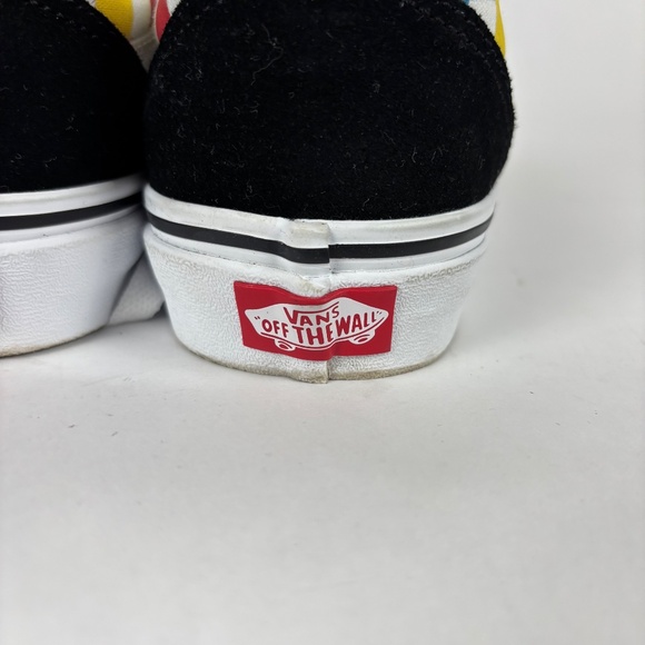 Vans Old School Black Multicolor Checkered Shoes/Sneakers Sizes Wo 7.5 /  Men 6 - Picture 6 of 9